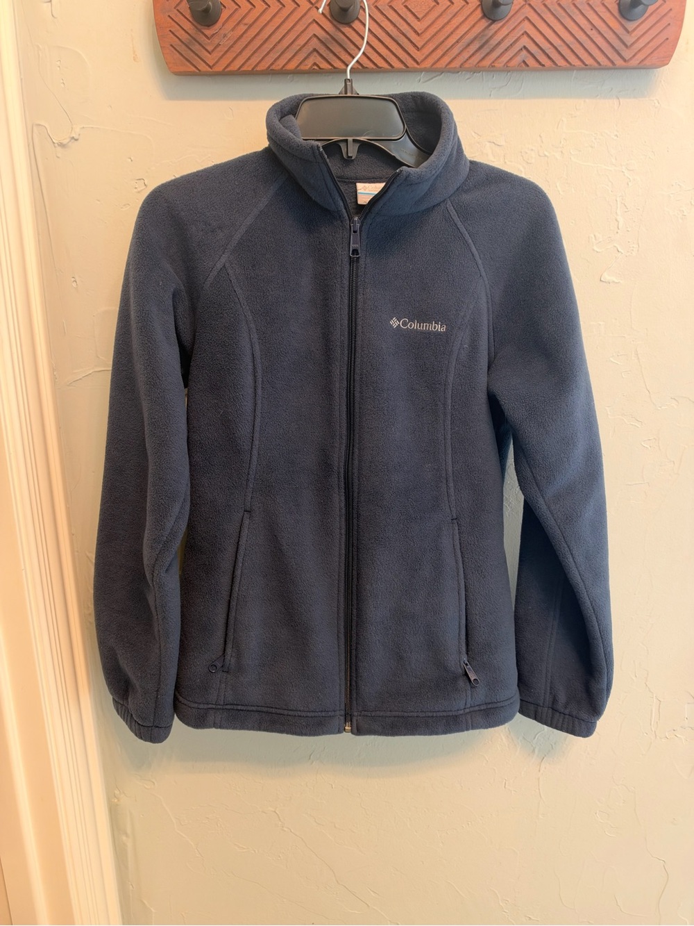 Columbia Navy Full-Zip Fleece Jacket